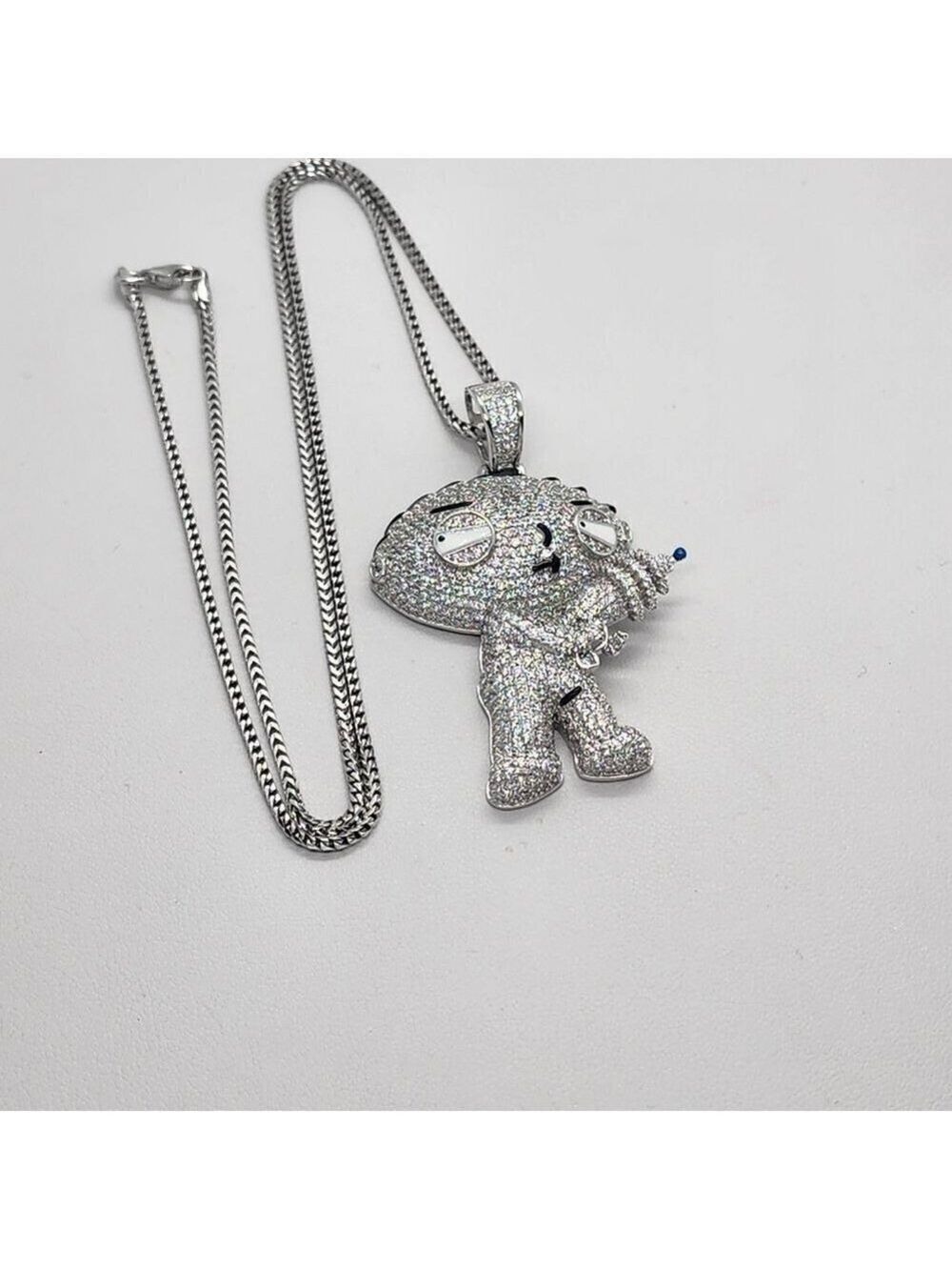 Brand New Sterling Silver 925 Stewie Necklace